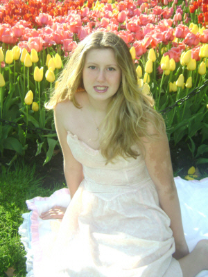 Rachael in the Tulips - BEAUTIFUL!!!